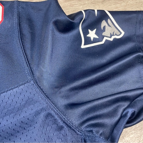 New England Patriots Wes Welkey Jersey Men Size Medium NFL PRO LINE Blue - Picture 5 of 9